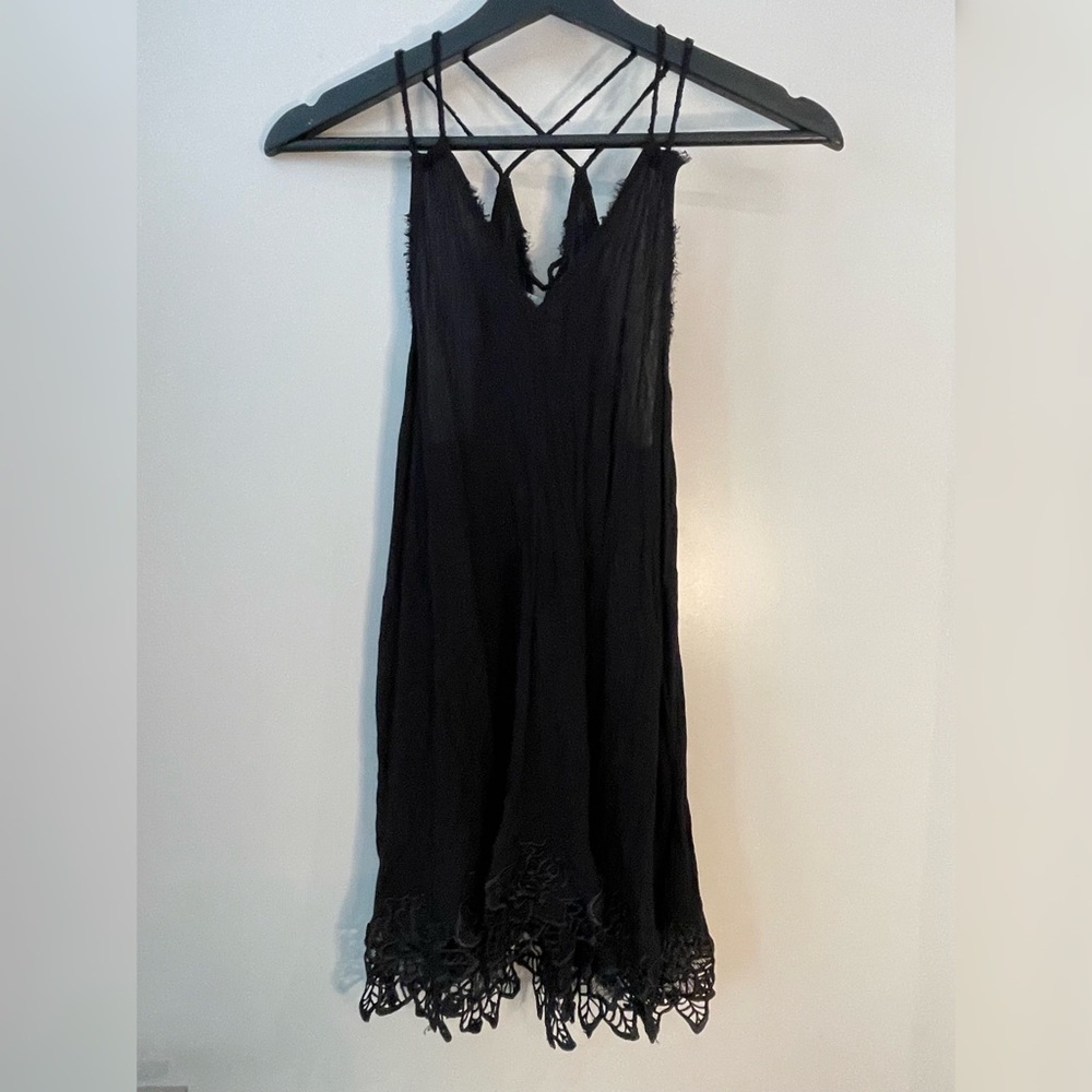 Free People Strappy Cross Back Mini Dress or Tunic